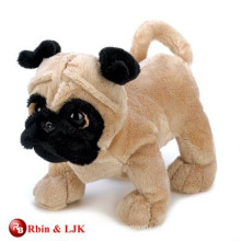 Alta qualidade do cão pug stuffed pelúcia brinquedo